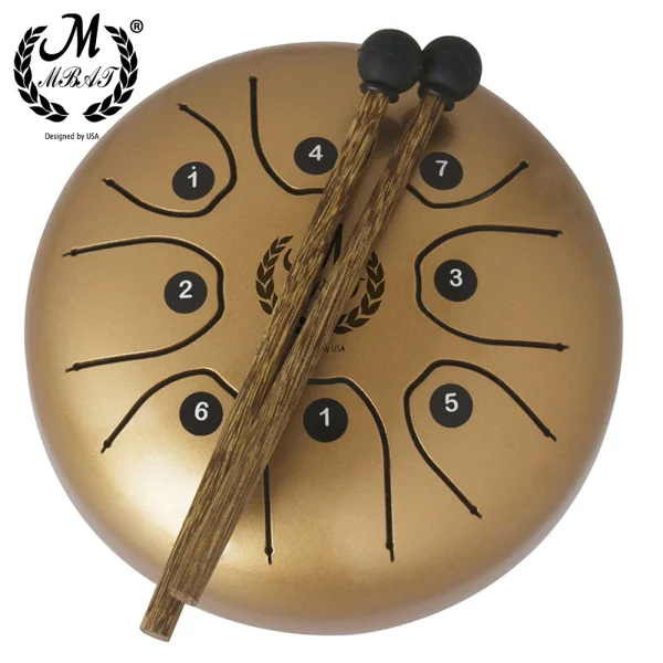S45bd9d2adae84054b4813124d0792716P.webp 5.5 Inch Steel Tongue Drum Ethereal Percussion for Yoga Meditation Handpan Tank Drum With Bag Musical Instrument Accessories