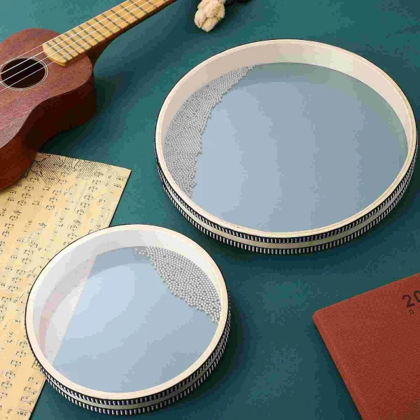 2 Pcs Ocean Drums Wave Sound Healing Instruments Round Drum Percussion Drums Musical Instruments For Adults Kids