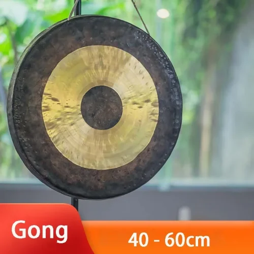 S6a04caa65ac34916a83deb97873410b4x.webp Handmade Copper Gong Meditation Tools Sound Healing Yoga Low Volume Gongs Large Musical Percussion Professional Instruments