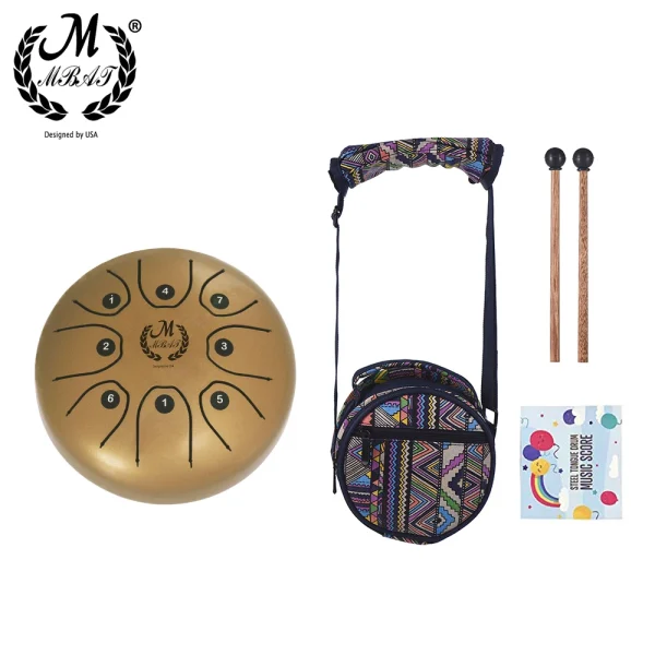 S7788981b909145638419cfbec74d8e18Y.webp 5.5 Inch Steel Tongue Drum Ethereal Percussion for Yoga Meditation Handpan Tank Drum With Bag Musical Instrument Accessories